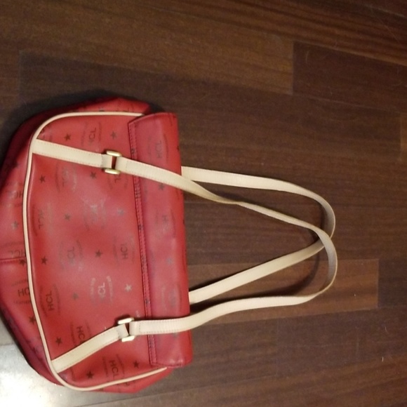 NWT, HCL red leather bag - Picture 2 of 7
